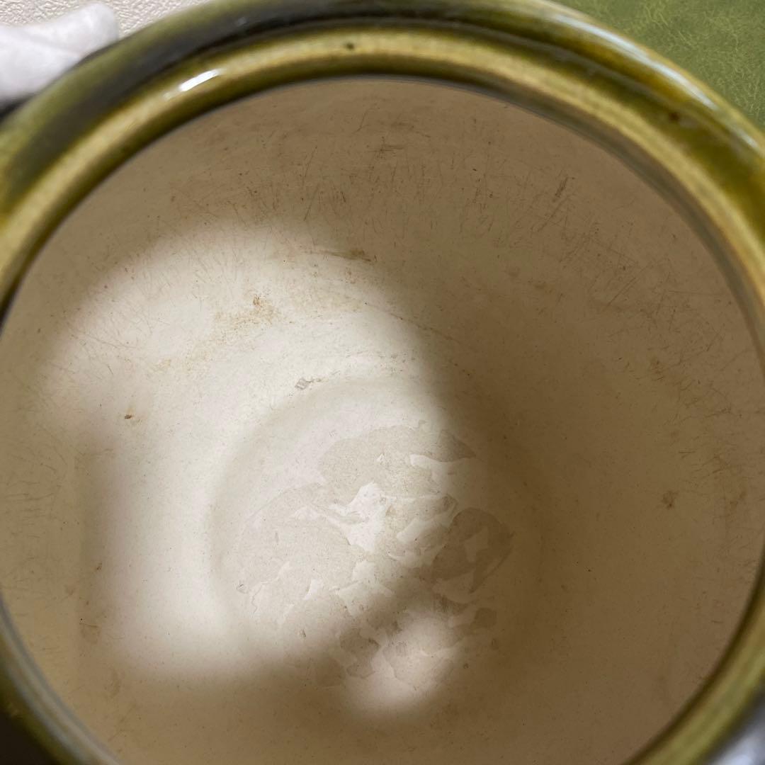 火鉢 織部　蓋付き　香炉　蚊取り線香入れ 花器 炭 灰 陶器 透かし インテリア