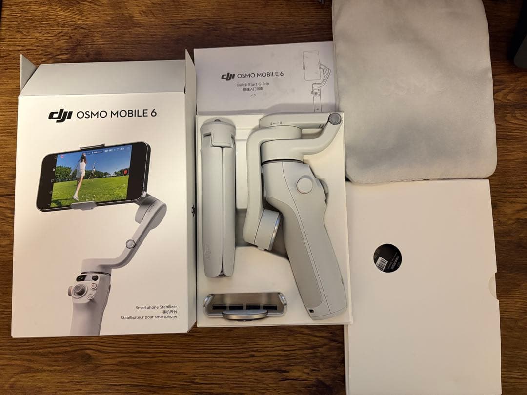 【美品】DJI ジンバル Osmo Mobile 6 プラチナグレー