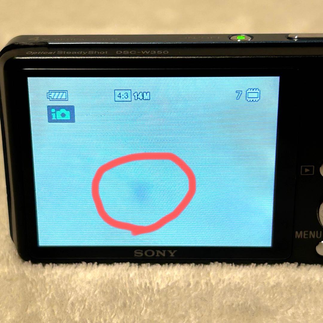 【極美品 動作確認済 やや訳アリ】Sony サイバーショット DSC-W350