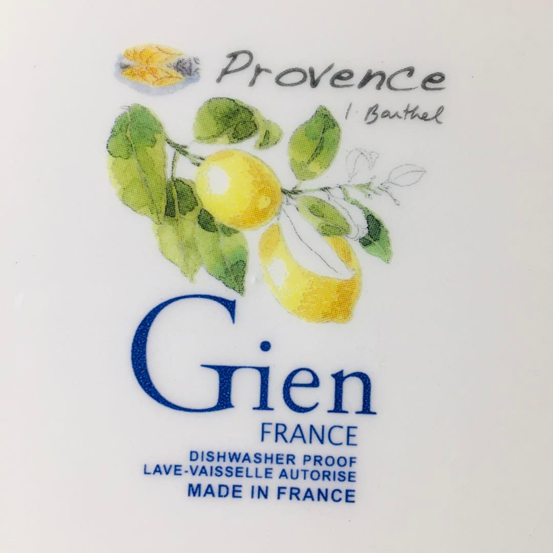 【人気】Gien フランス　ジアン窯　プロヴァンス Provence 4枚セット