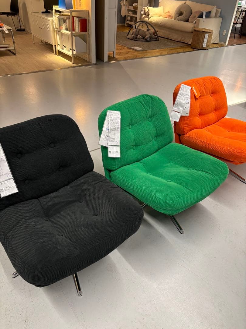 【ご予約分】新品＊未開封 IKEA ディヴリンゲ 回転パーソナルチェア ソファ