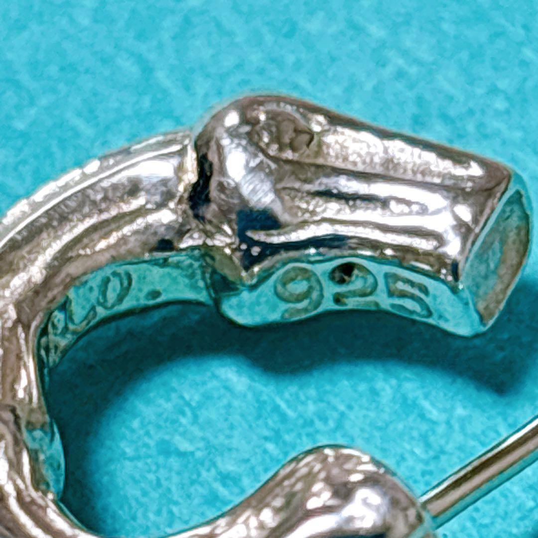 【美品】Tiffanyティファニー 片耳 スモール バンブー ピアス SV925