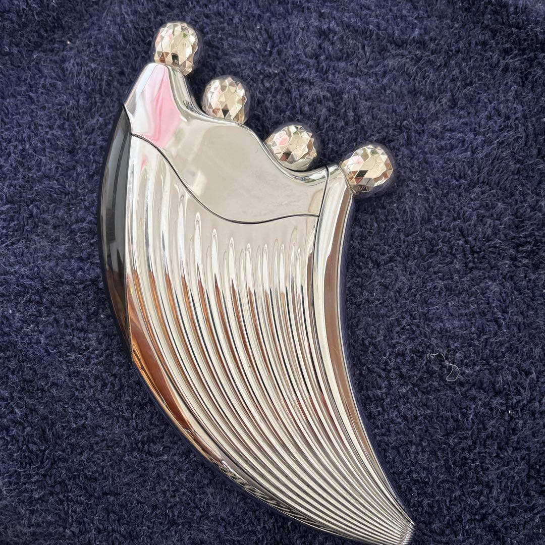 【美品】効果有! ReFa 美顔ローラー カッサ/シルバー 4ボール　専用袋付き