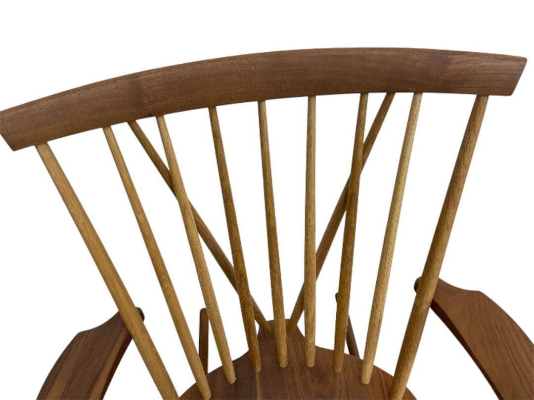 飛驒産業 ロッキングチェア NM267RC木製 高級家具　キツツキマーク