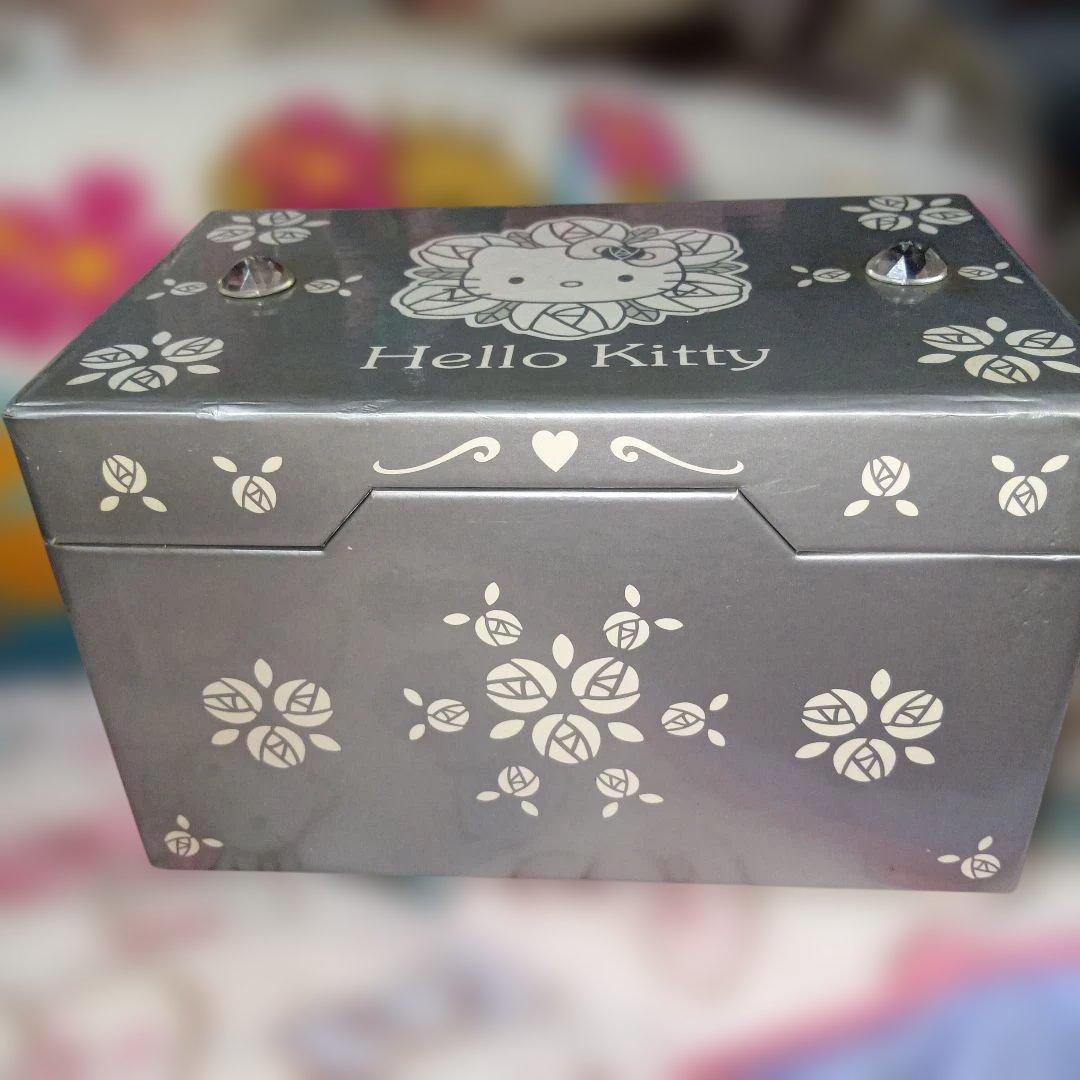 ハローキティ1999年25周年限定ダイヤモンドシリーズ小物入れ仕切り付未使用