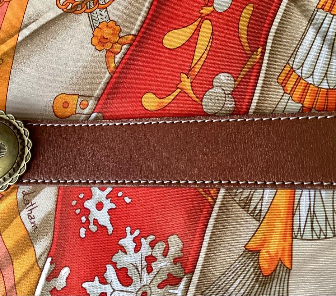 ヴィンテージ コンチョベルト ウエスタン レザーベルト 本革 ネイティブ 個性派