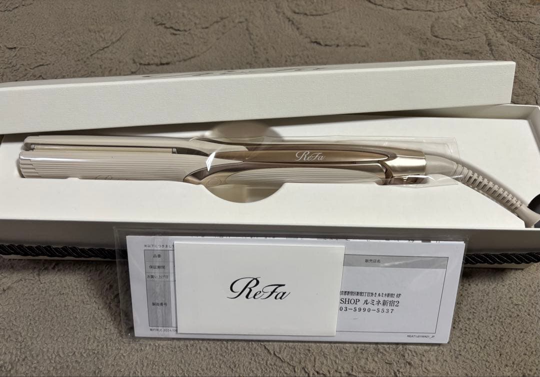 ReFa ストレートアイロン プロ　アイボリー