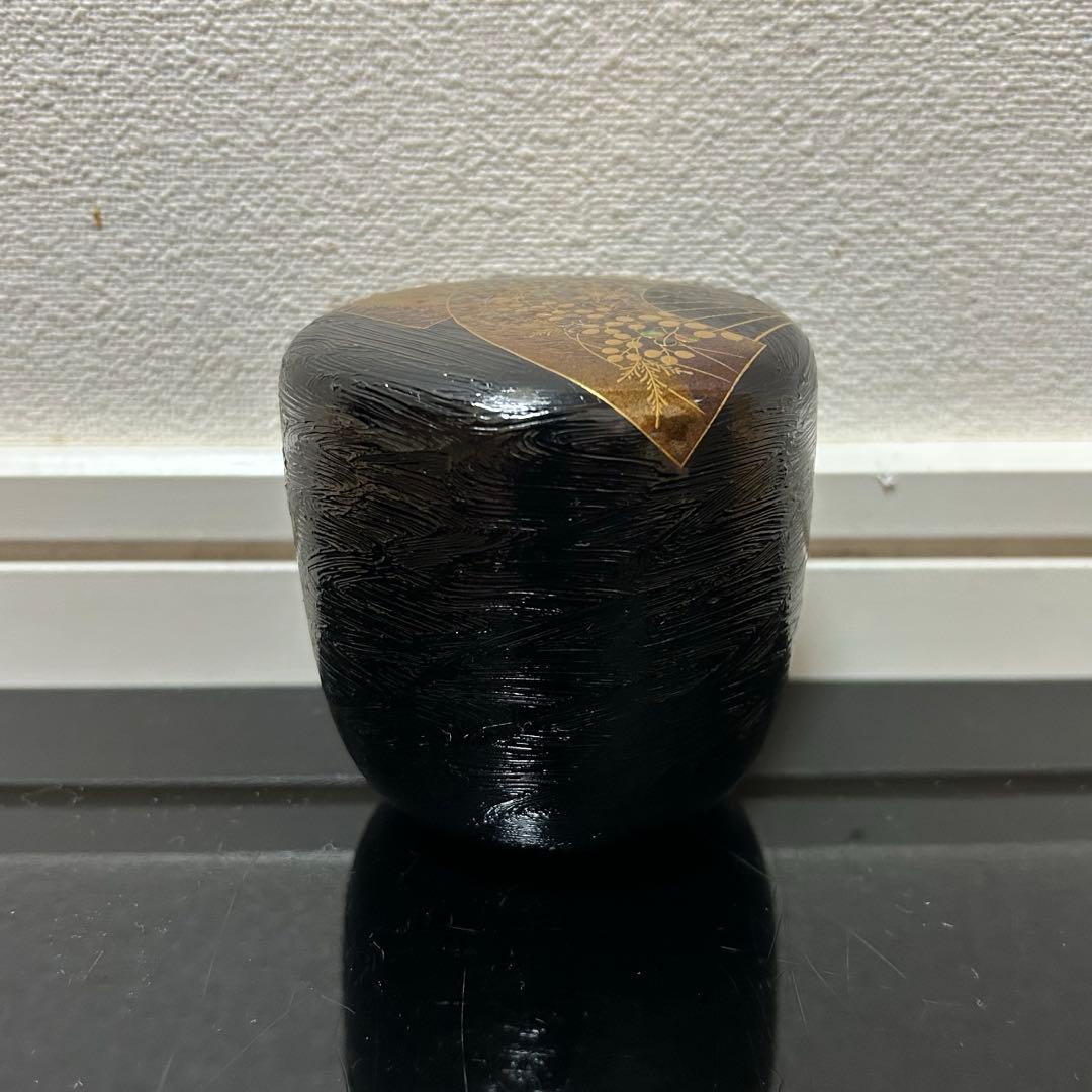 吉田華正　扇面流蒔絵大棗　茶道具懐石茶箱鵬雲斎坐忘斎淡々斎即中斎七事式水指棗茶碗