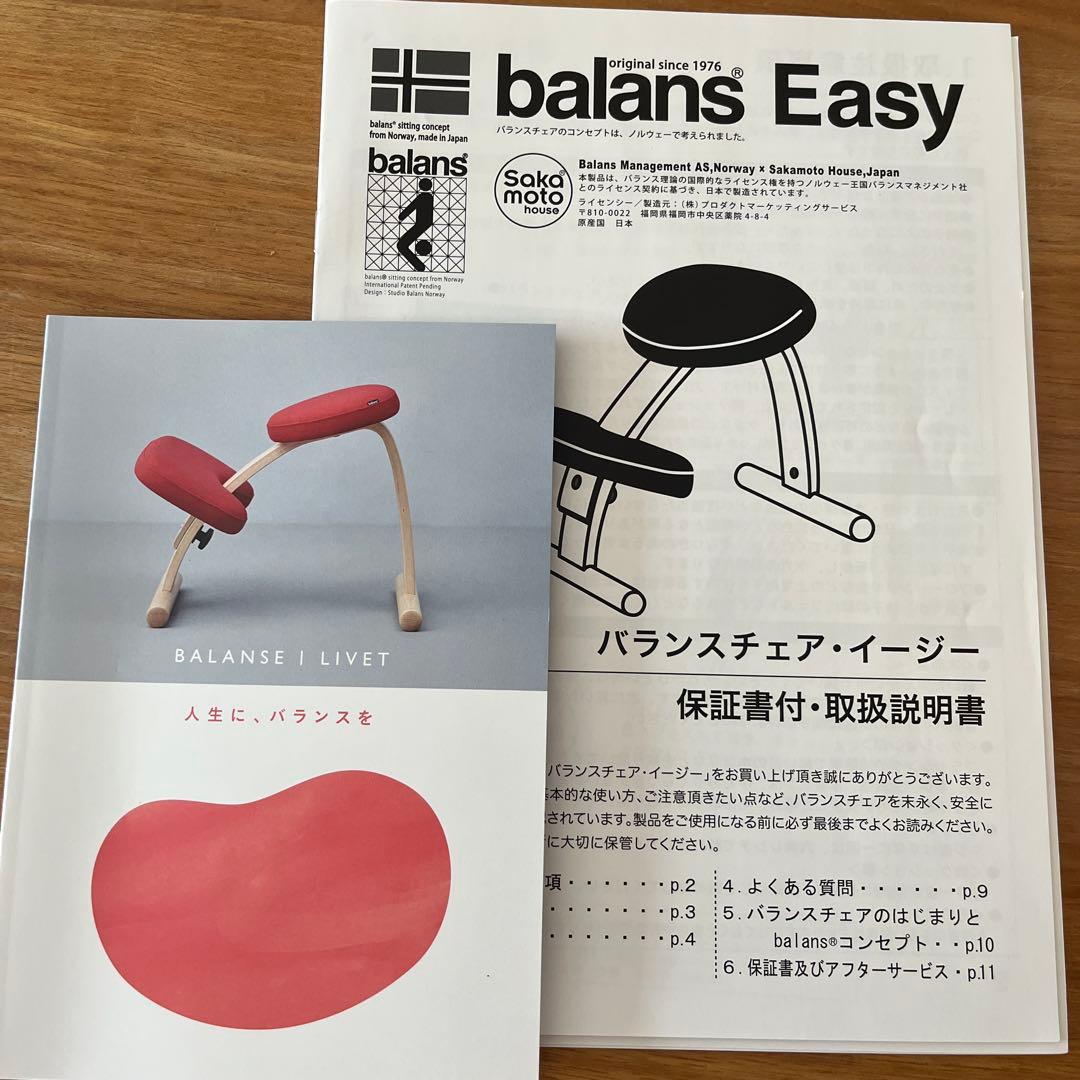サカモト　バランスイージー バランスチェア 姿勢改善　Rybo リボ社