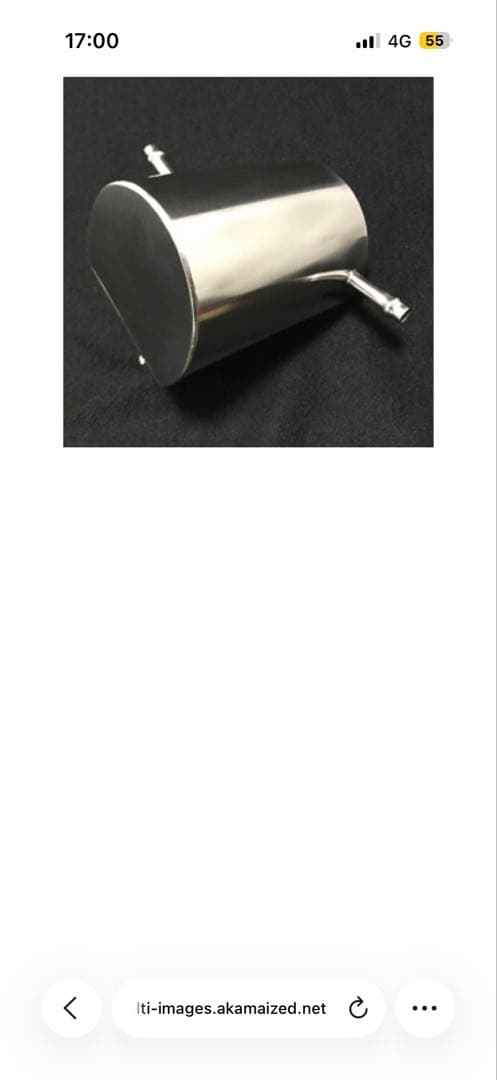 角目シャリー　水野板金製　オイルキャッチタンク　エアクリーナー