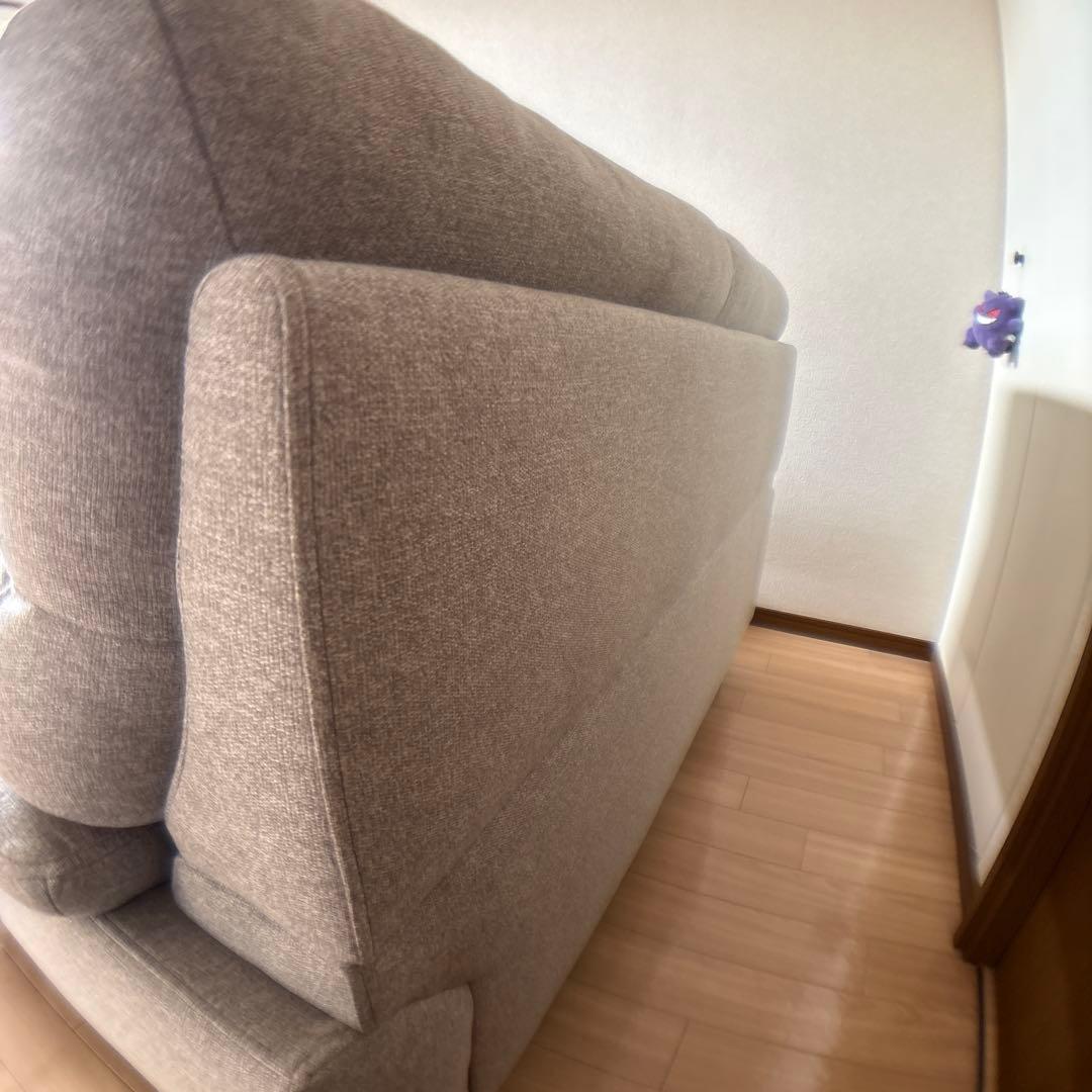 ニトリ MK02 2人掛けソファ グレー｜送料18,500円込・たのメル便