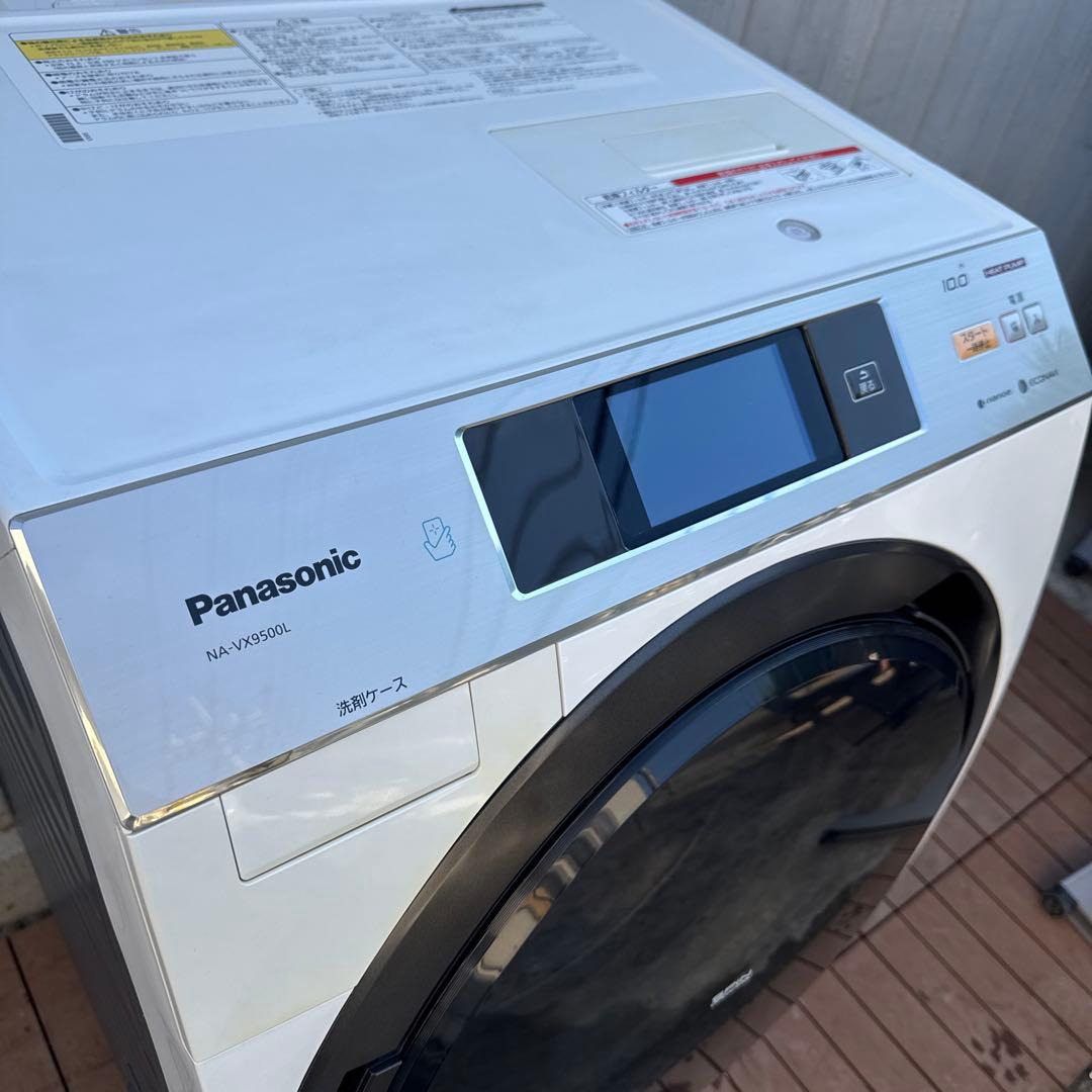 送料込 Panasonic ドラム式洗濯乾燥機10kg/6kg インテリアドラム