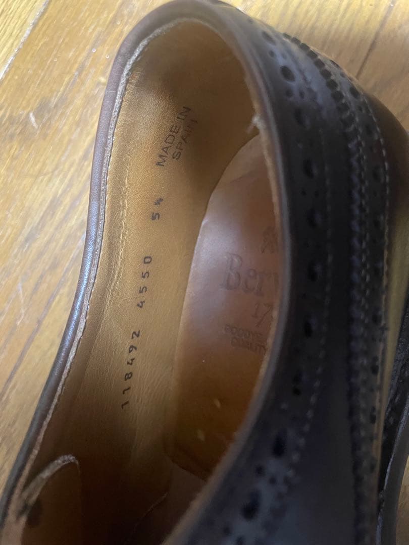 berwick ウィングチップ　5 1/2