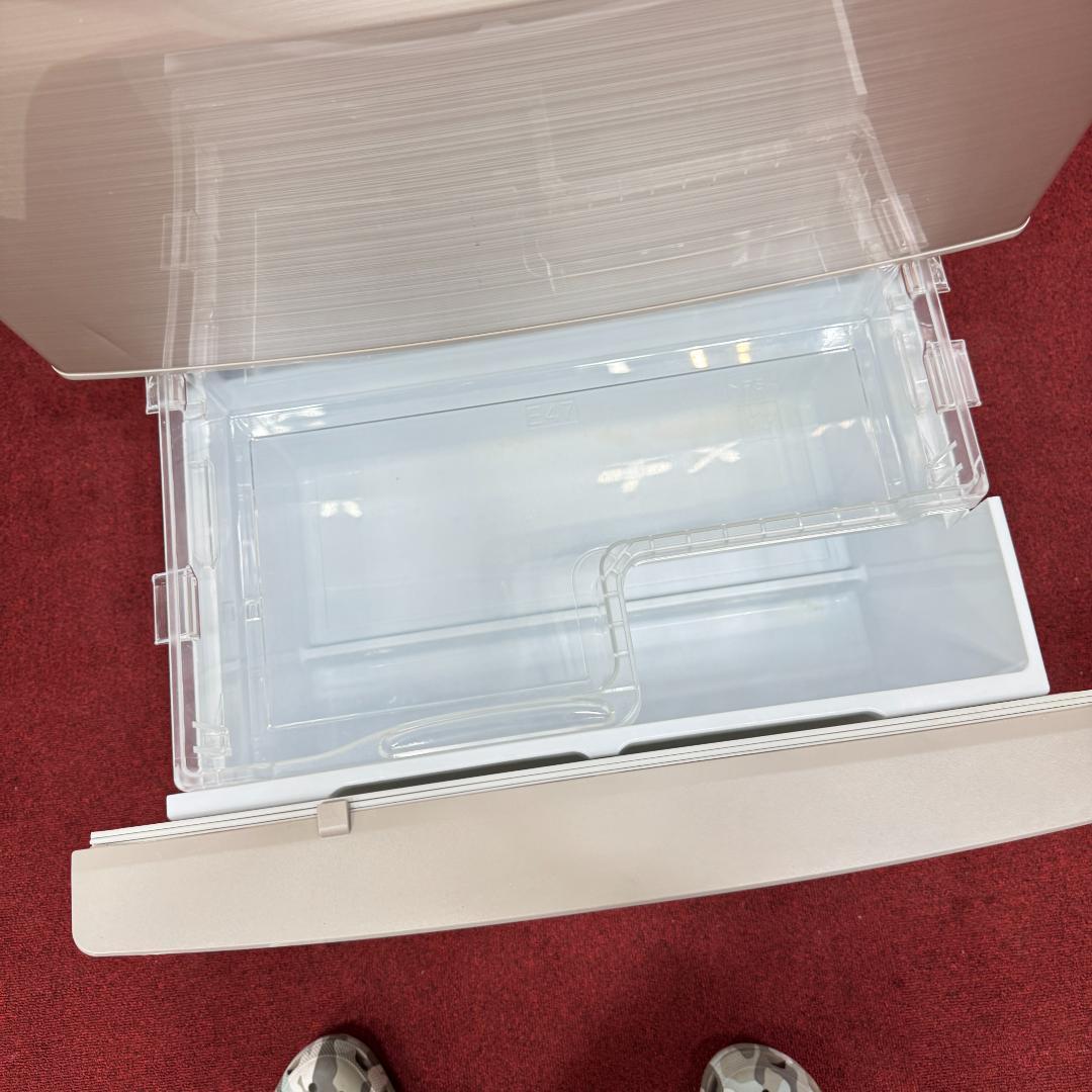 東京23区送料無料　美品三菱６ドア冷蔵庫435L　製氷機有2016年製　洗浄済み