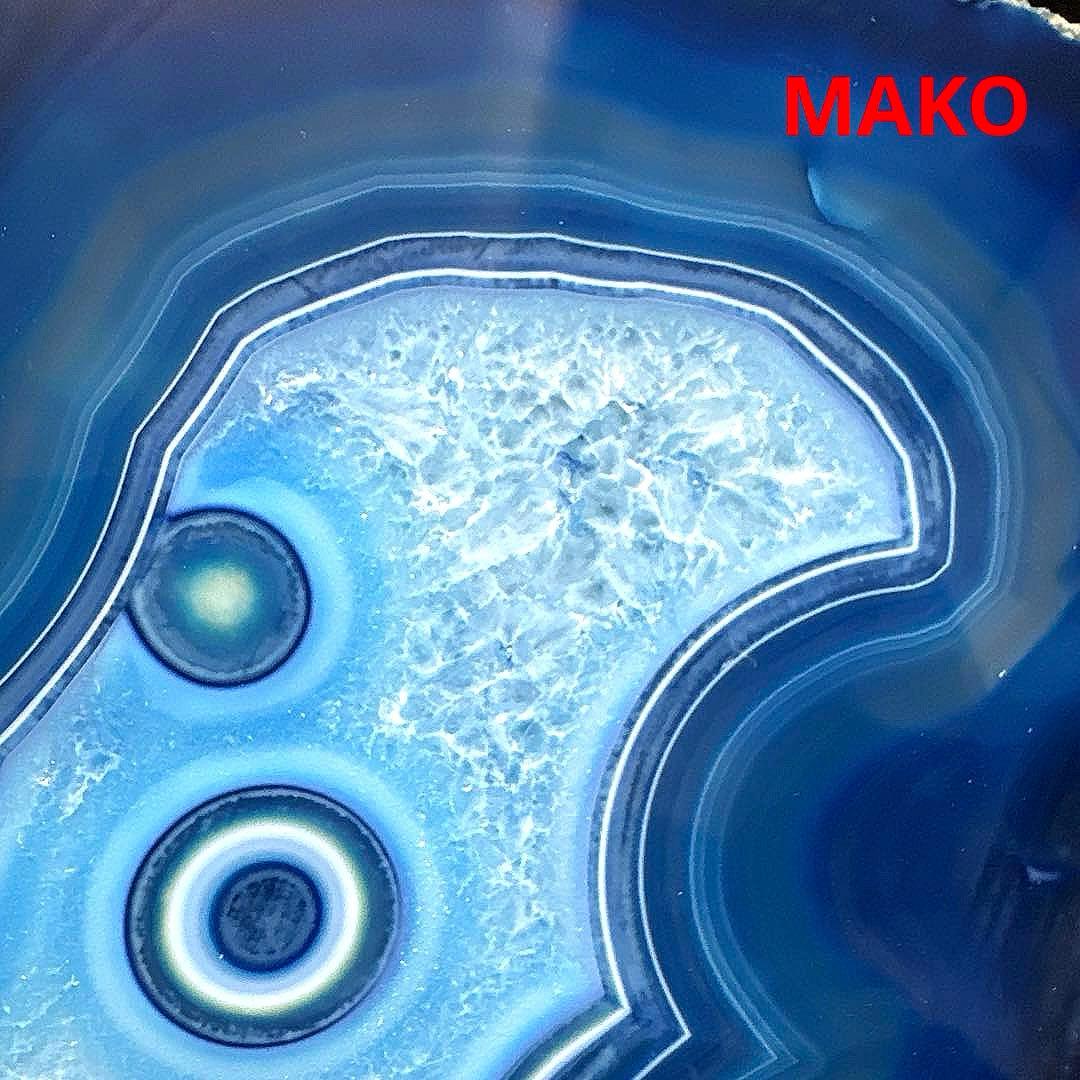 M1821☆ブルー瑪瑙原石5.0Kg☆天然石　原石☆N51010