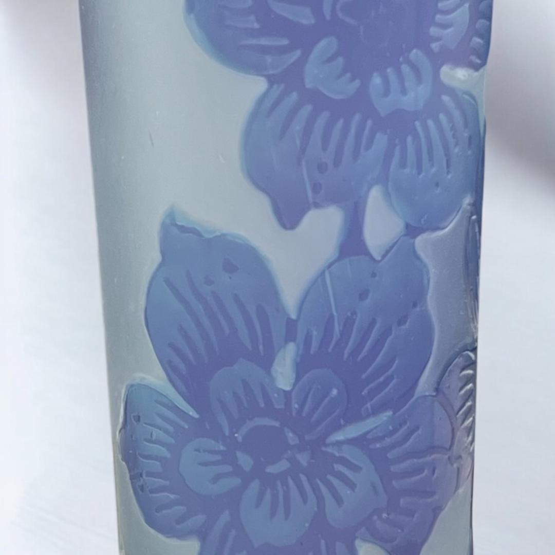 ◆証明書付◆EmileGalleエミールガレ 花瓶 21cm×9cm カメオ彫り