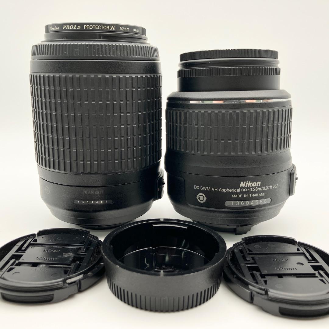 Nikon D5000 18-55 55-200 ダブルズームキット 動作確認済