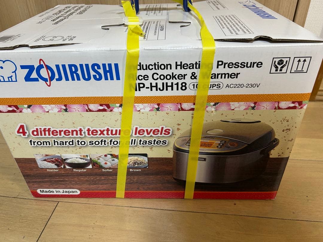 海外用　Zojirushi NP-HJH18 圧力IH炊飯器 1.8L