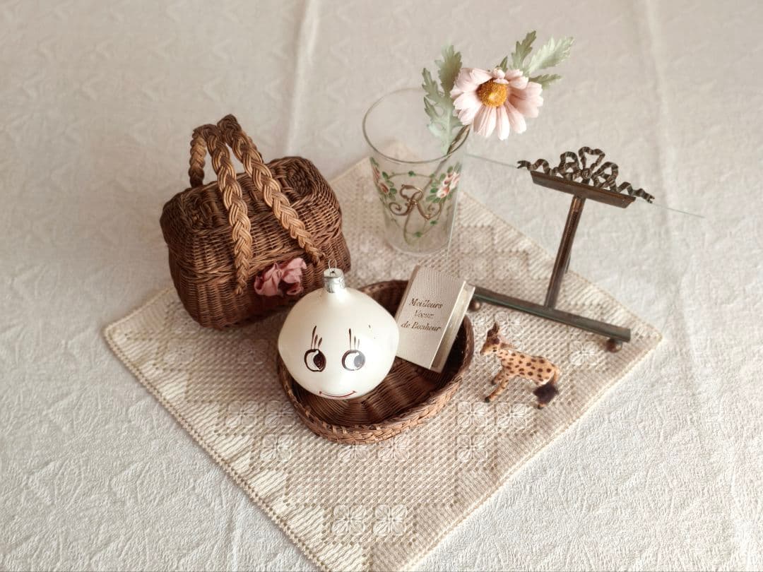 * antique doll panier ❀ * 小さなバスケット カゴ