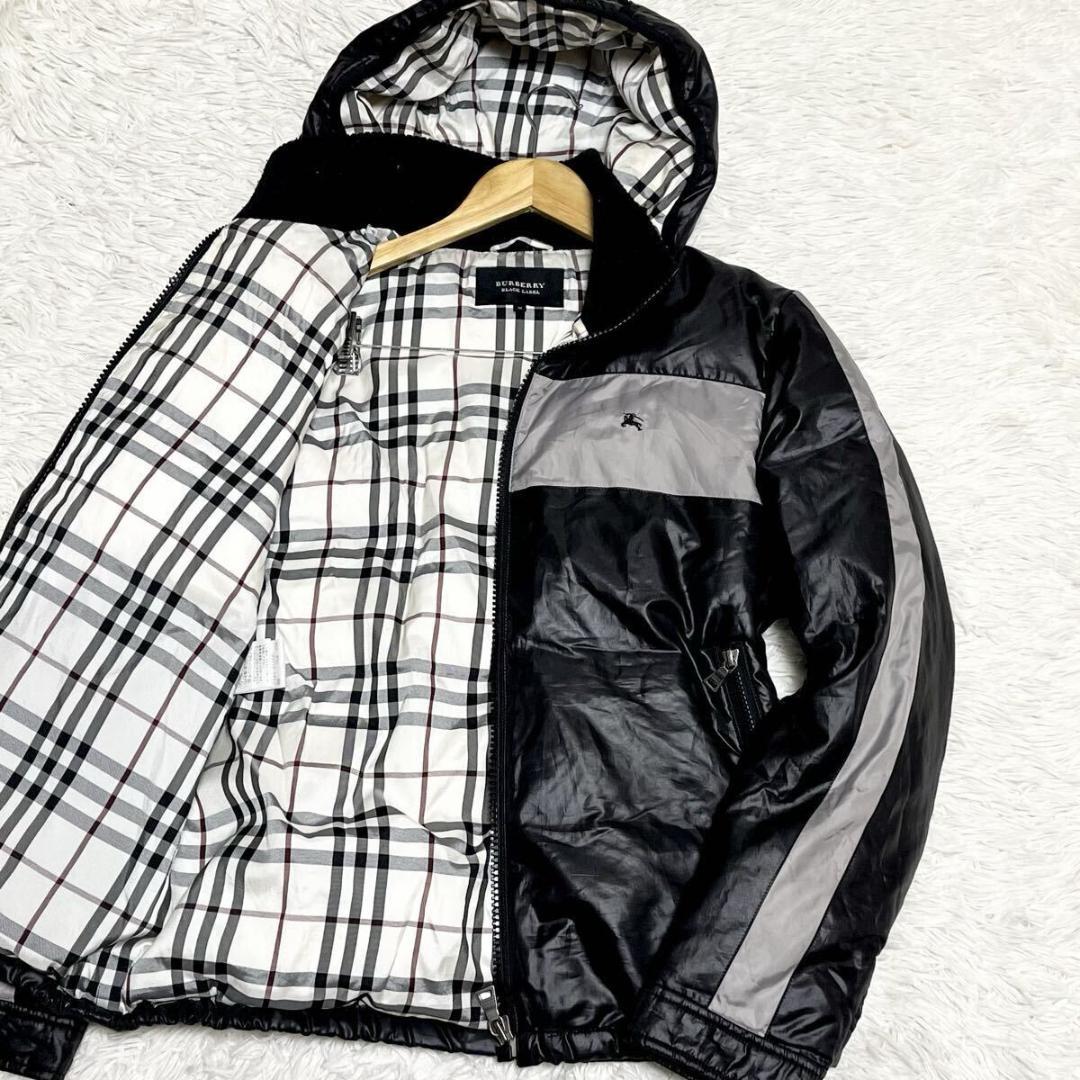 BURBERRY BLACK LABEL ダウンジャケット ノバチェック