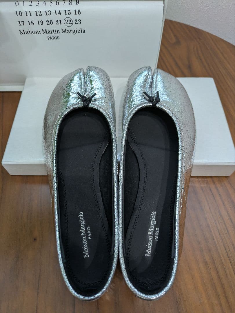 Maison Margiela ブロークンミラーシューズ シルバー 38