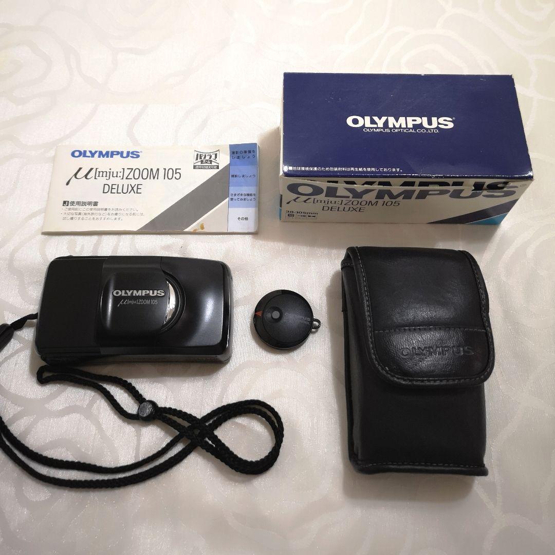 OLYMPAS μ ZOOM 105 DELUXE 説明書、リモコン等フルセット