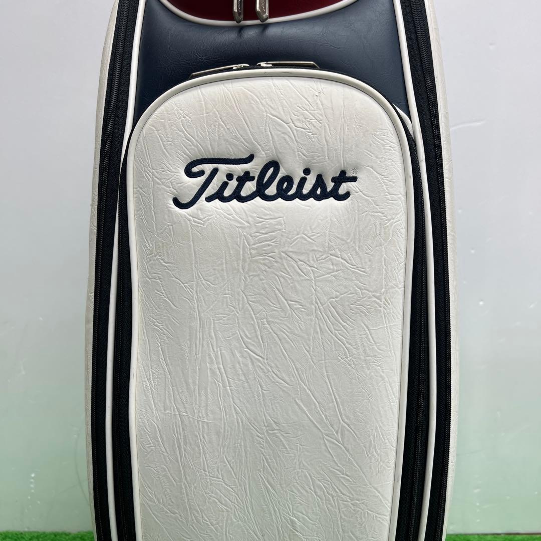 タイトリスト　titleist キャディーバック　8インチ　ホワイト　メンズ
