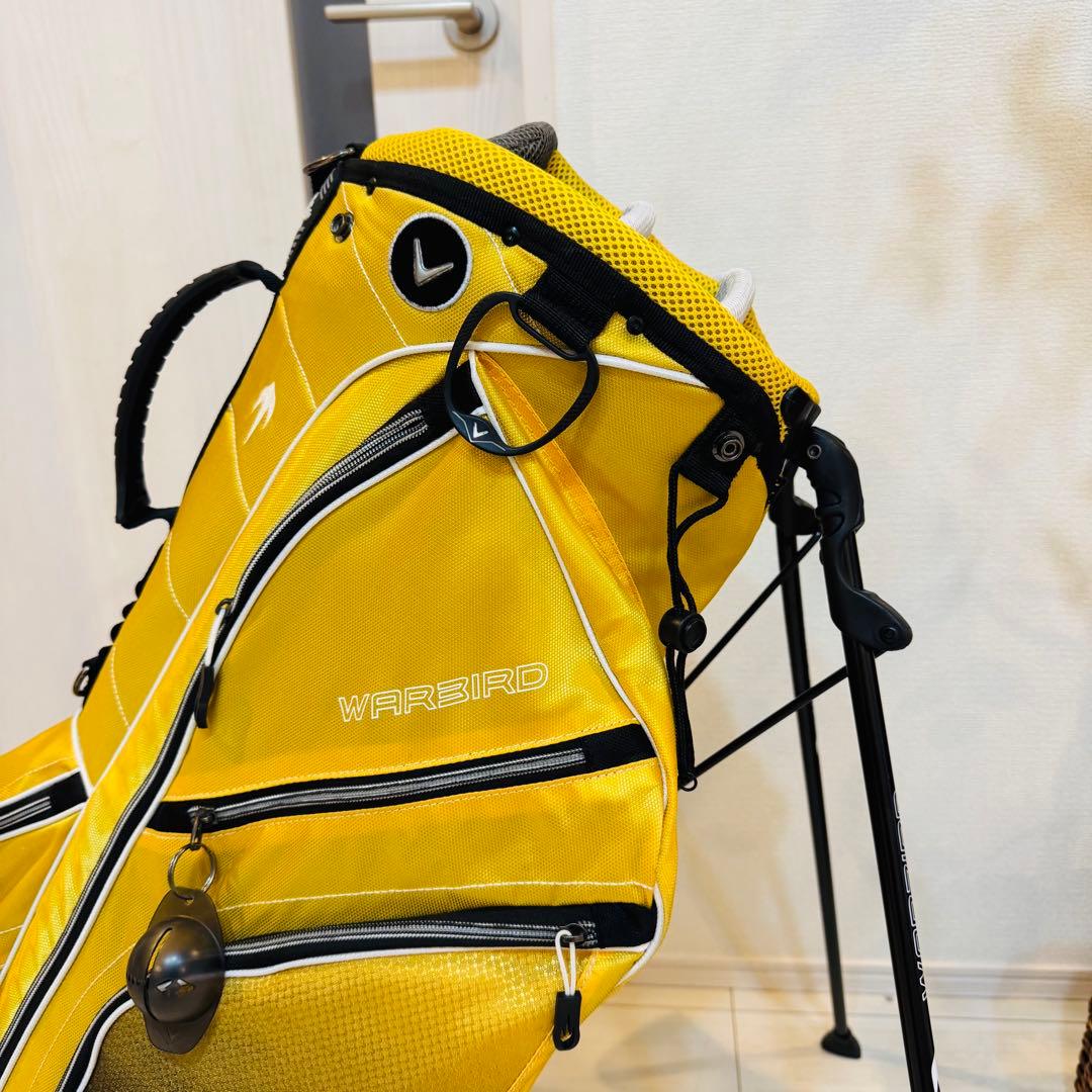 Callaway スタンド型キャディバック 軽量 コンパクト イエロー