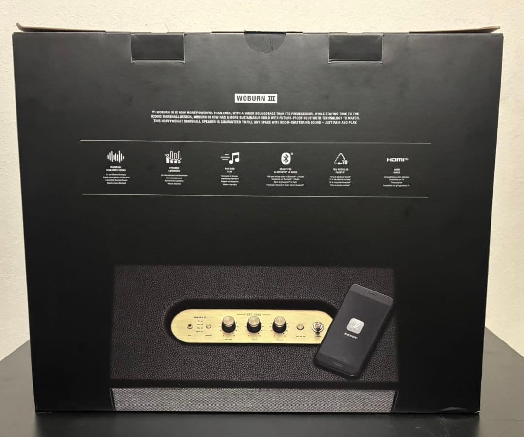 スピーカー・ウーファー Marshall Woburn III Black