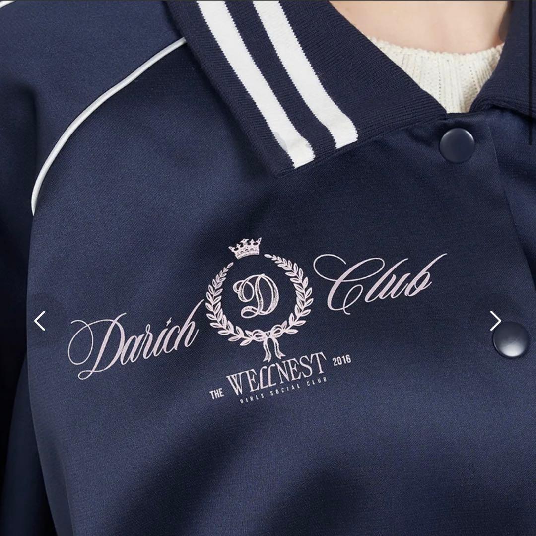 n*a様 【タグ付き】ダーリッチ Darich Clubスカジャン ネイビー