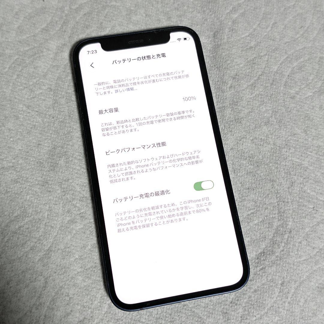 iPhone 12mini 256GB ブルー iOS26 大容量 高性能スマホ