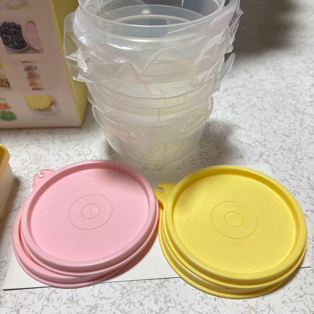 新品 箱付き タッパーウェア ミニケース・ピッコロボールギフト×8