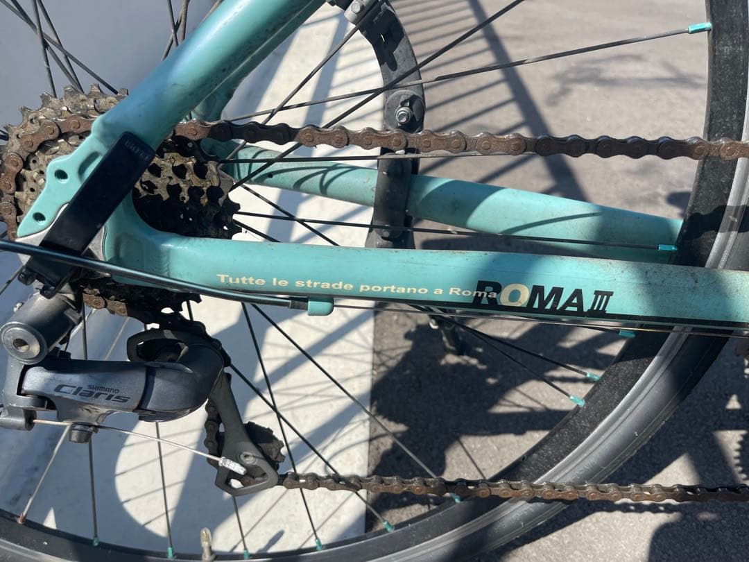 Bianchi クロスバイク ローマ3 チェレステ