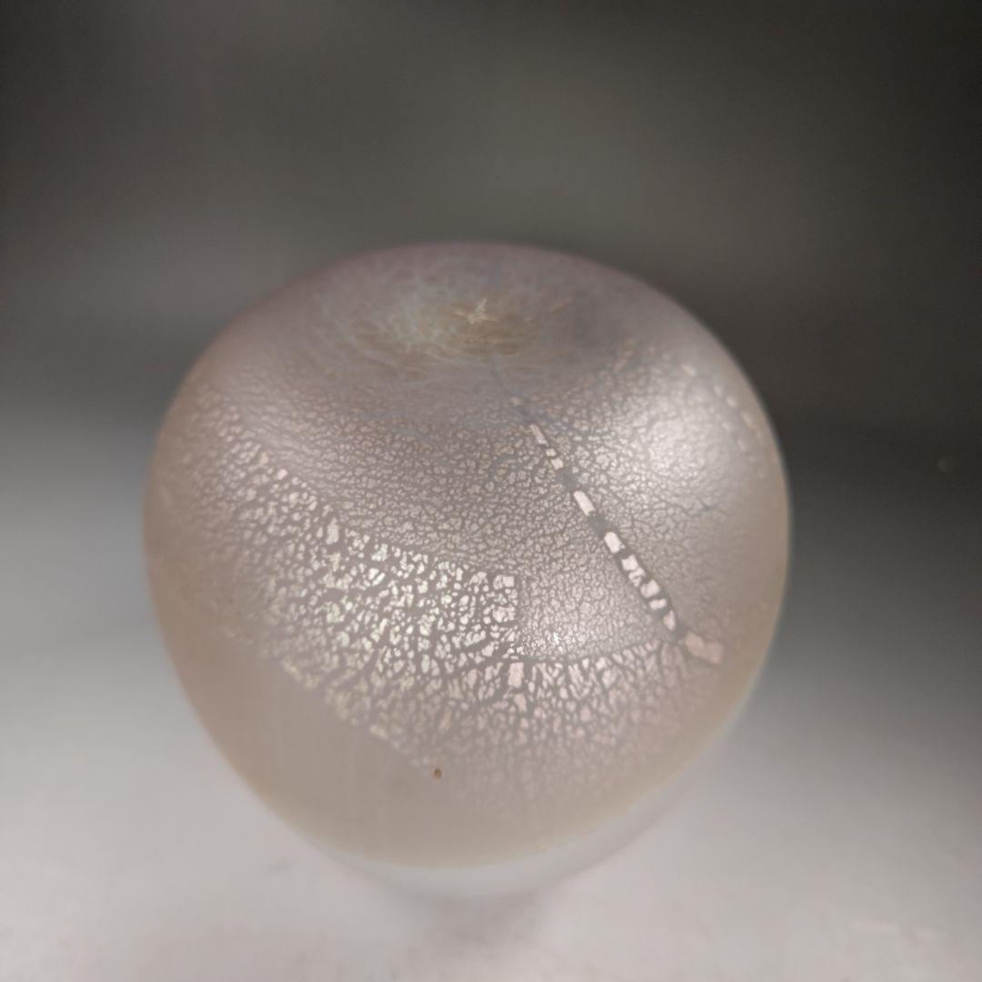 イ942 水指『高橋幸夫作』『ガラス硝子　水指　共箱』茶道具