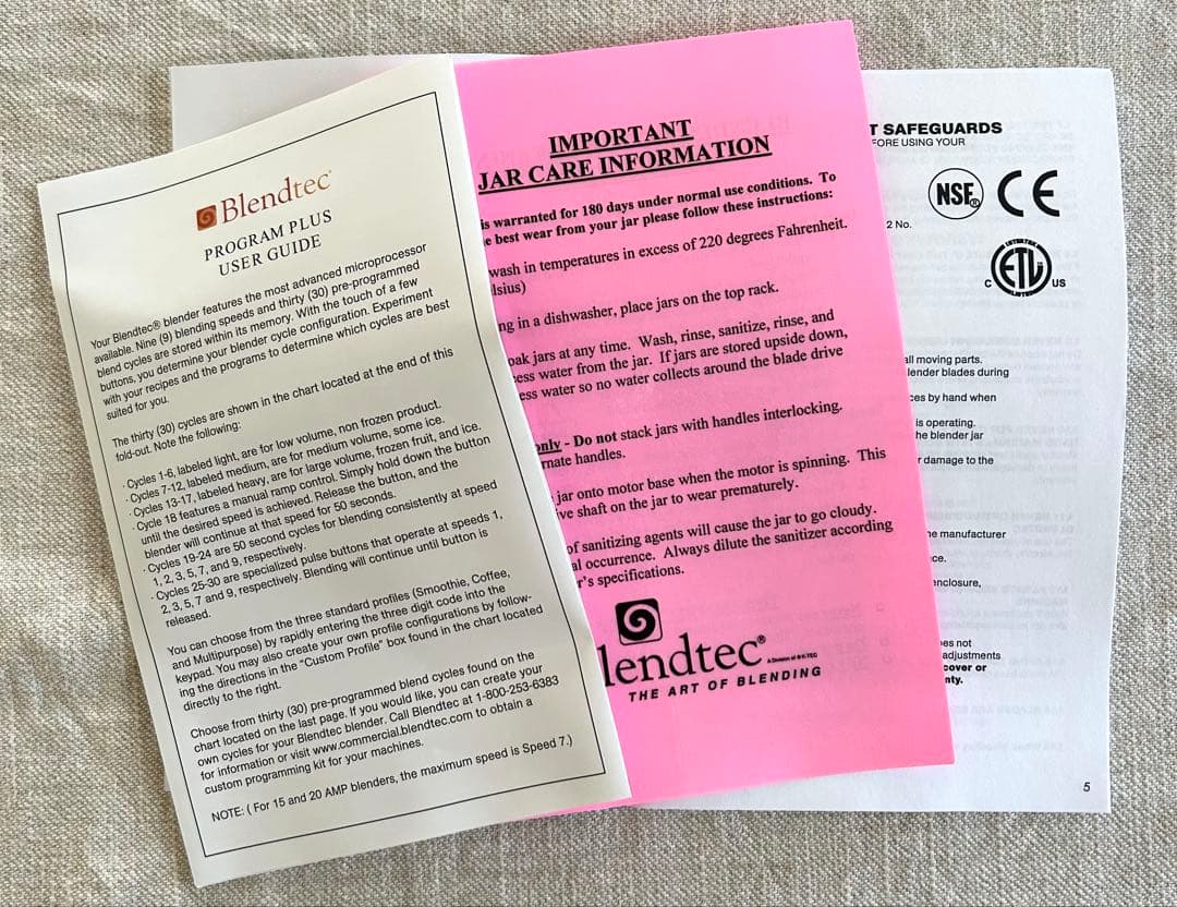 Blendtec Smoothie ブレンダーICB-3【新品未使用】