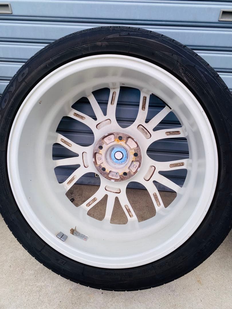 ちゃーちゃん 専用　18インチ　レオニスLV ホワイト&ポリッシュ