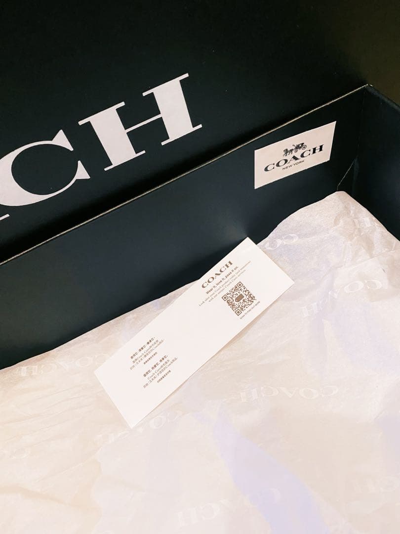 【未使用に近い】コーチCOACH ロングブーツ ブラック ゴ