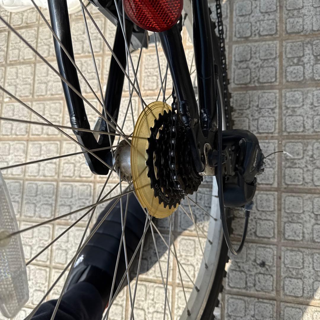 ルイガノ　24インチ　子ども用　自転車　黒