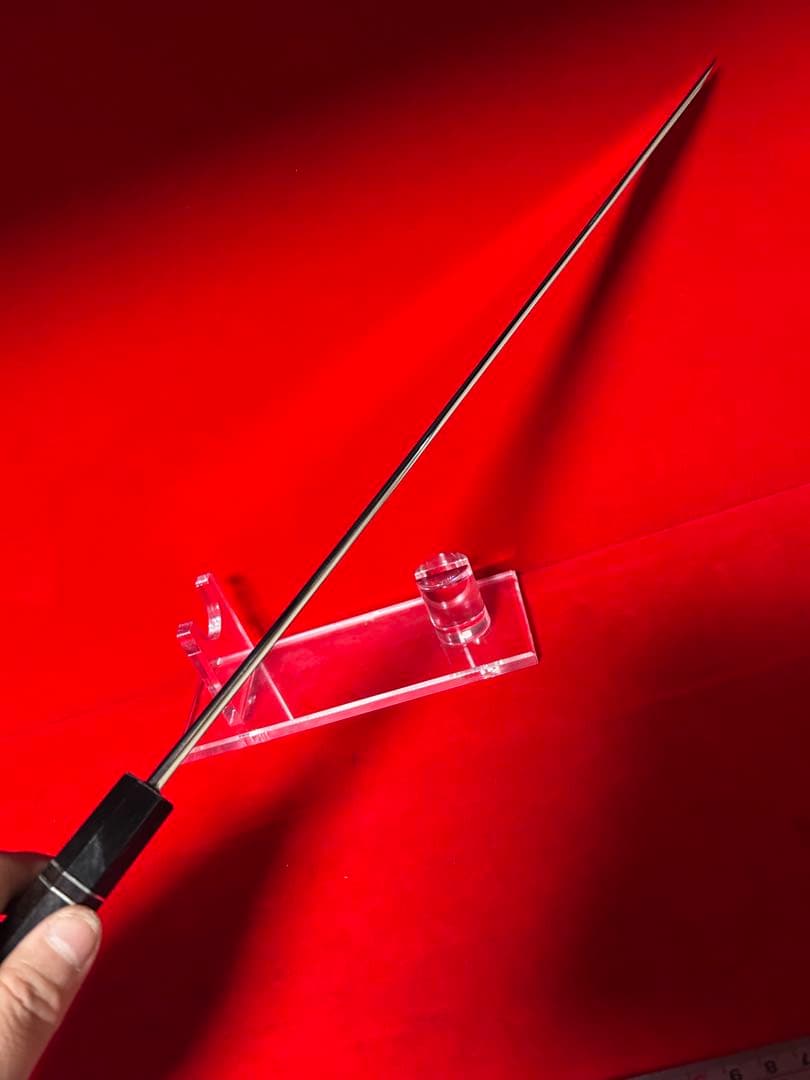 01548 包丁　先丸型　尺三　鏡面仕上げ　箱付　未使用品