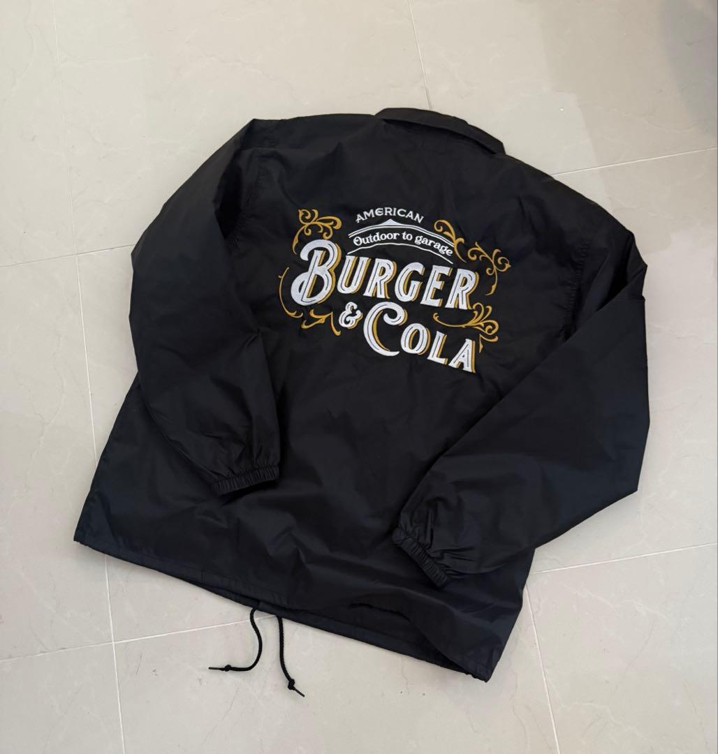 完売品‼️新品‼️BURGER&COLA✨ナイロンコーチジャケット✨サイズXXL