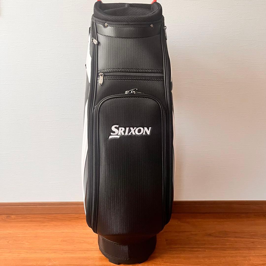 DUNLOP SRIXON 軽量キャディバッグ ブラック/ホワイト/レッド
