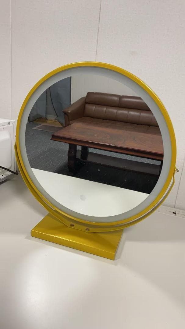 ホワイトドレッサー LEDミラー付き訳あり品　写真をご確認J201-100-02