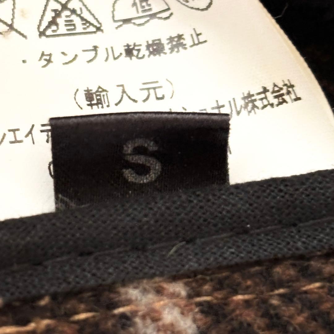 Gloverall グローバーオール ダッフルコート S キャメル チェック