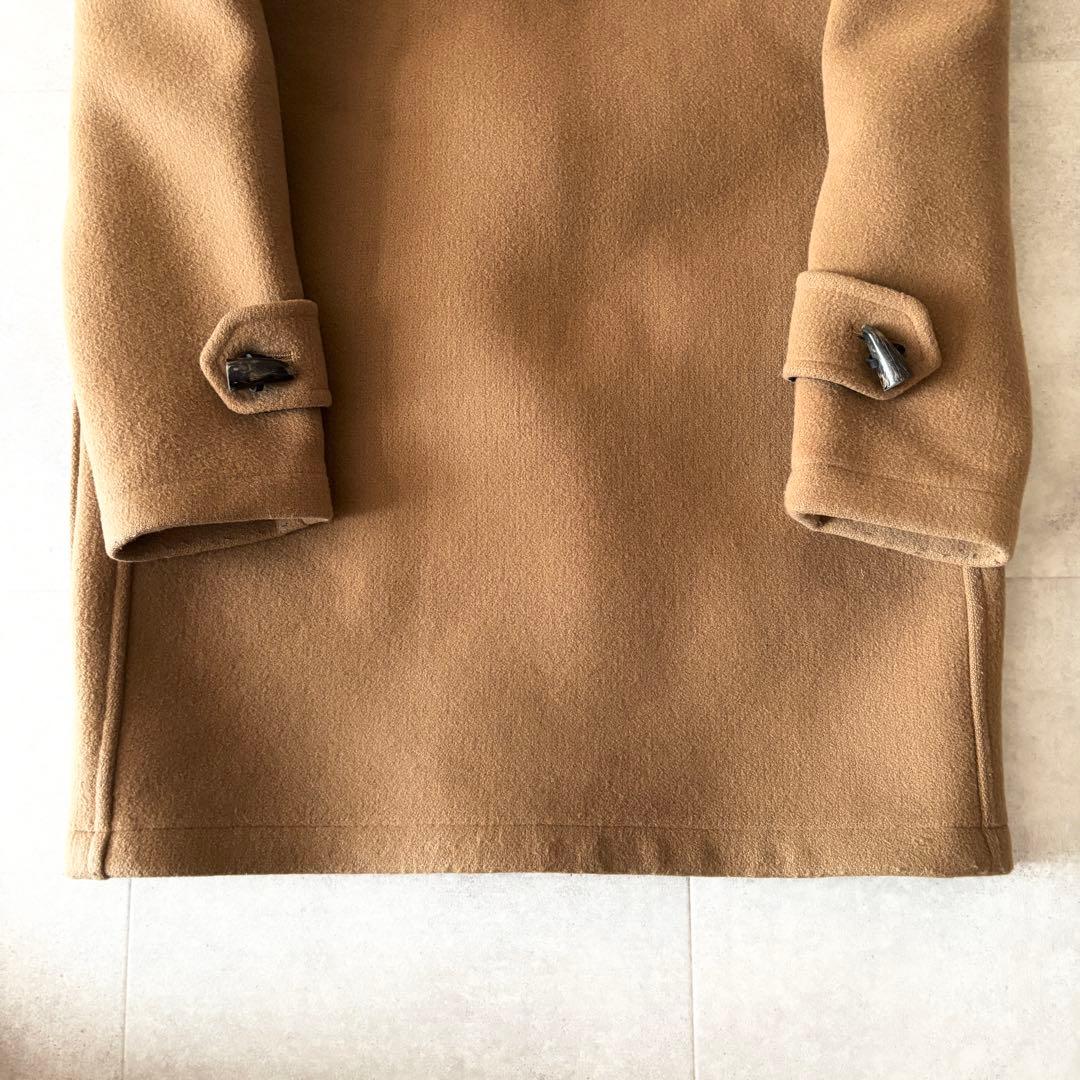 Gloverall グローバーオール ダッフルコート S キャメル チェック