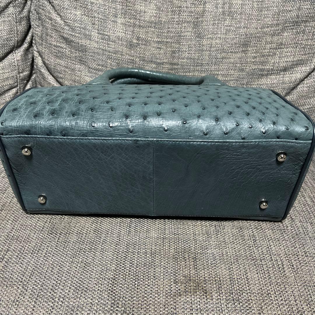 JRA オーストリッチ クラインカルー ハンドバッグ 3点セット