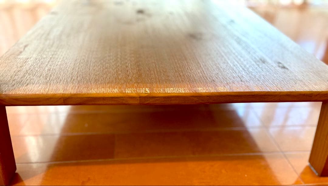 ローテーブル　センターテーブル　ニトリ　木目　リビングボード