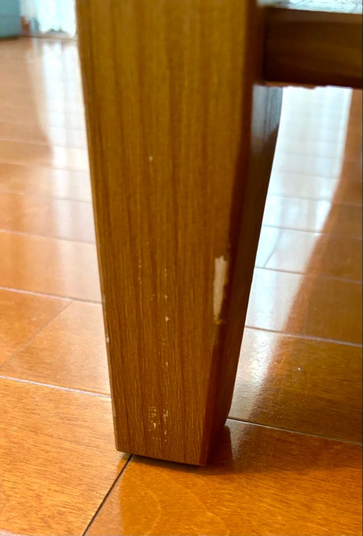 ローテーブル　センターテーブル　ニトリ　木目　リビングボード