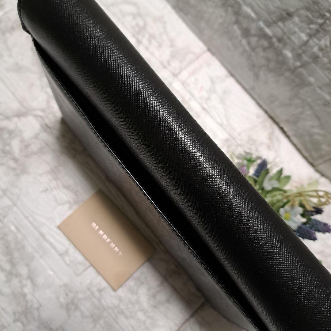 ✨️美品✨️BURBERRY バーバリー　クラッチバックセカンドバック　黒