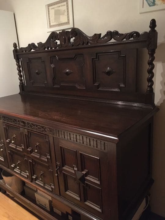 【お値下げ】 イギリス アンティーク ツイストレッグ サイドボード