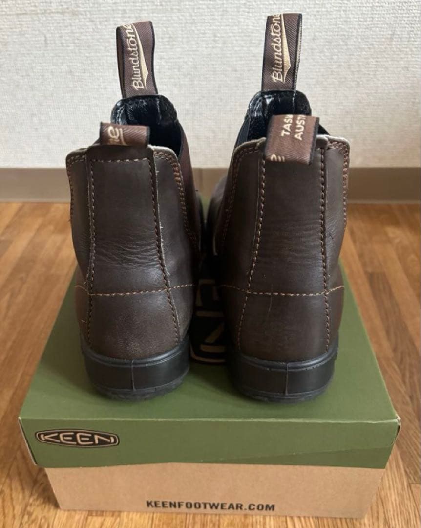 ブランドストーン　サイドゴアブーツ　UK6　#500　ブラウン